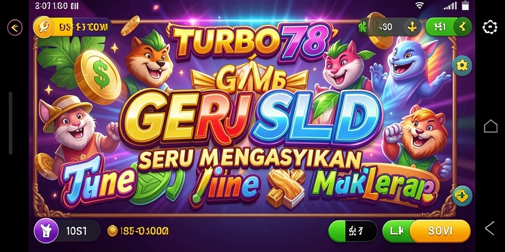 Tampilan gameplay TURBO78 yang seru dan menegangkan.